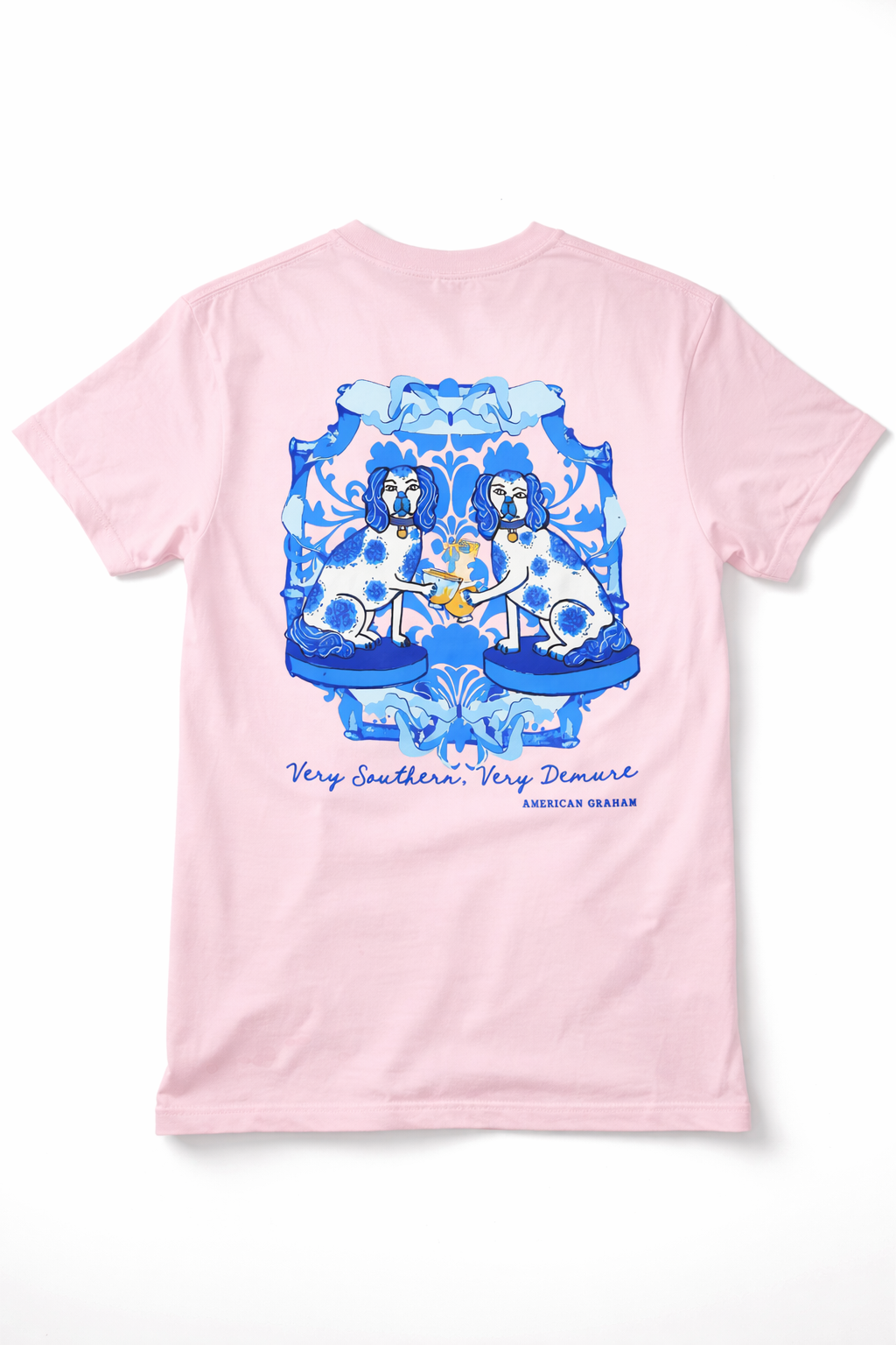 Pink Chinoiserie Graphic Tee