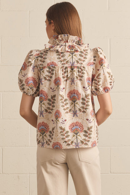 Cinnamon Bloom Blouse