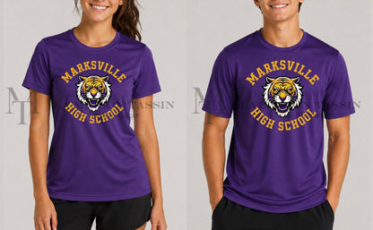 Marksville High Unisex Performance Tee - Purple