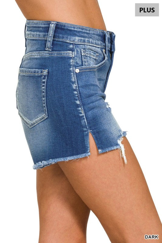 All-American Denim Plus Shorts