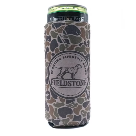 Backwoods Camo SLIM Can Cooler
