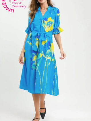 Santorini Skies Dress