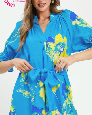 Santorini Skies Dress