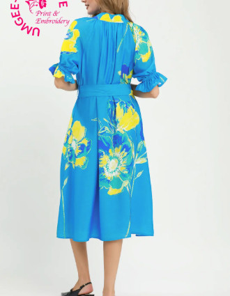 Santorini Skies Dress
