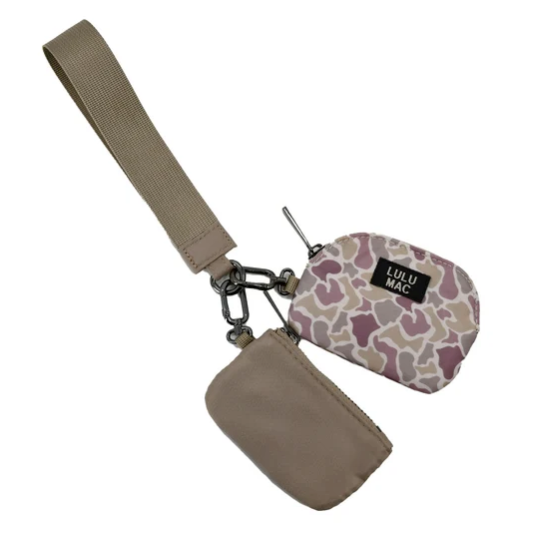 LULU MAC - Camo + Beige Keychain