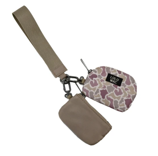 LULU MAC - Camo + Beige Keychain