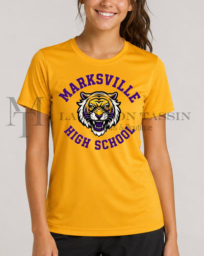 Marksville High Unisex Performance Tee - Yellow