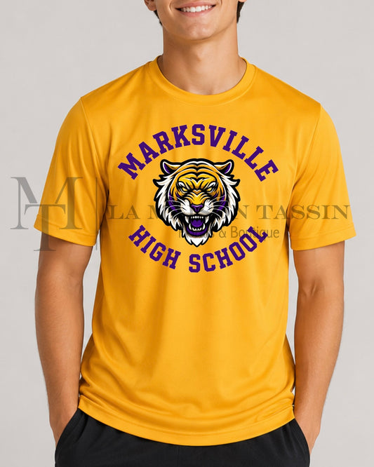 Marksville High Unisex Performance Tee - Yellow