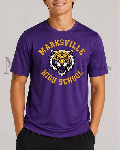 Marksville High Unisex Performance Tee - Purple