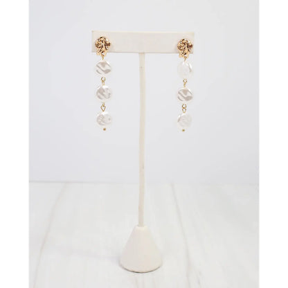 Dangle Pearl Earrings - Caroline Hill