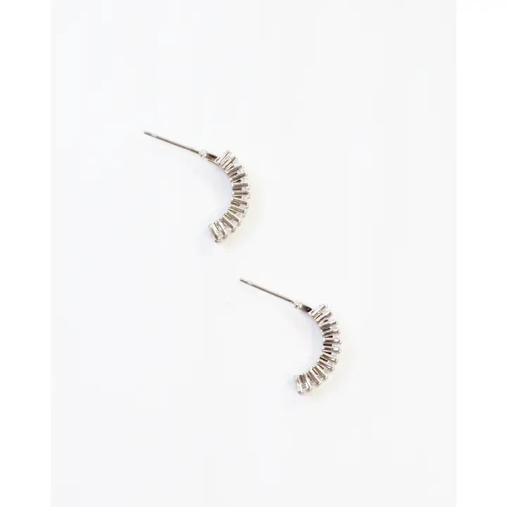 Caroline Hill - Jocelyn Hoop Earring - Silver