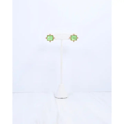 Key Lime Glow Earrings - Caroline Hill