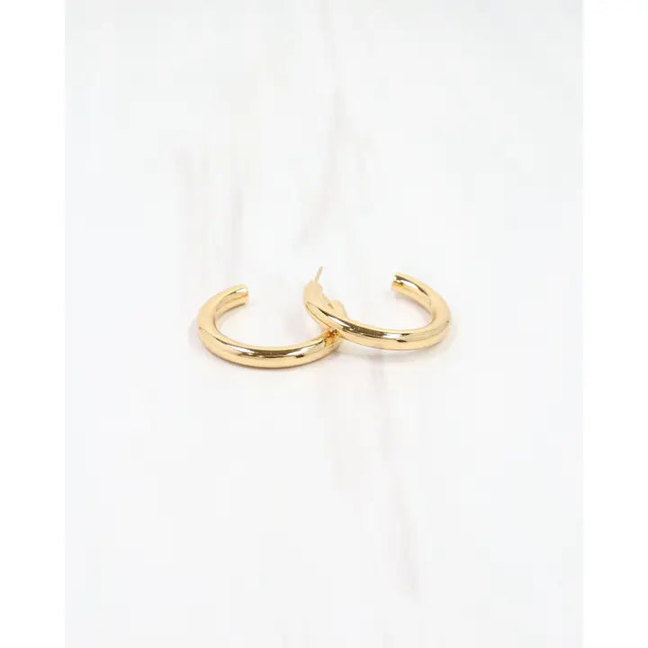 Caroline Hill - Dalles Hoop Earring - Gold