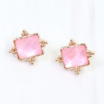 Pink Sugar Studs - Caroline Hill