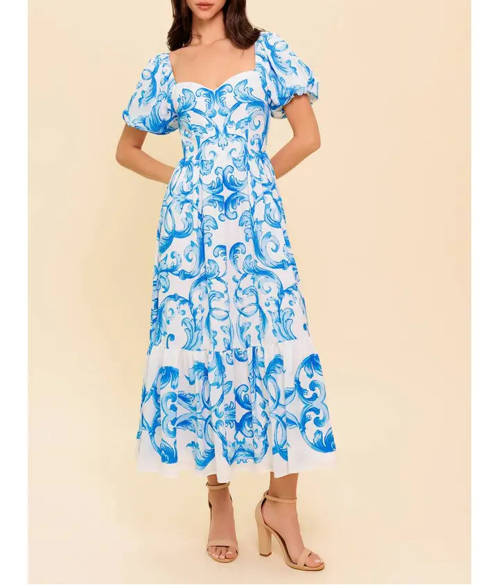 Porcelain Romance Midi