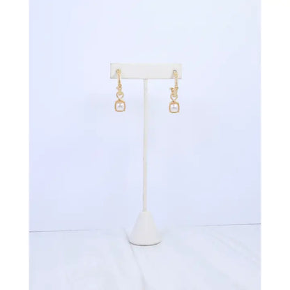 Luxe Pearlstone Earrings - Caroline Hill