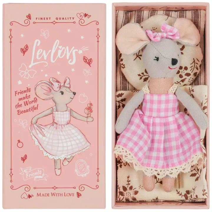 LEVLOVS - Mouse Lulu in a Box with the Bedding