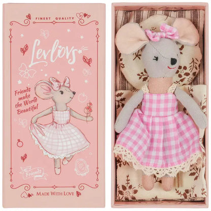 LEVLOVS - Mouse Lulu in a Box with the Bedding
