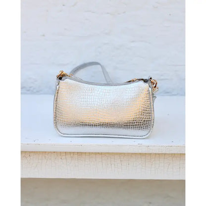 Joan Crossbody Silver - Caroline Hill
