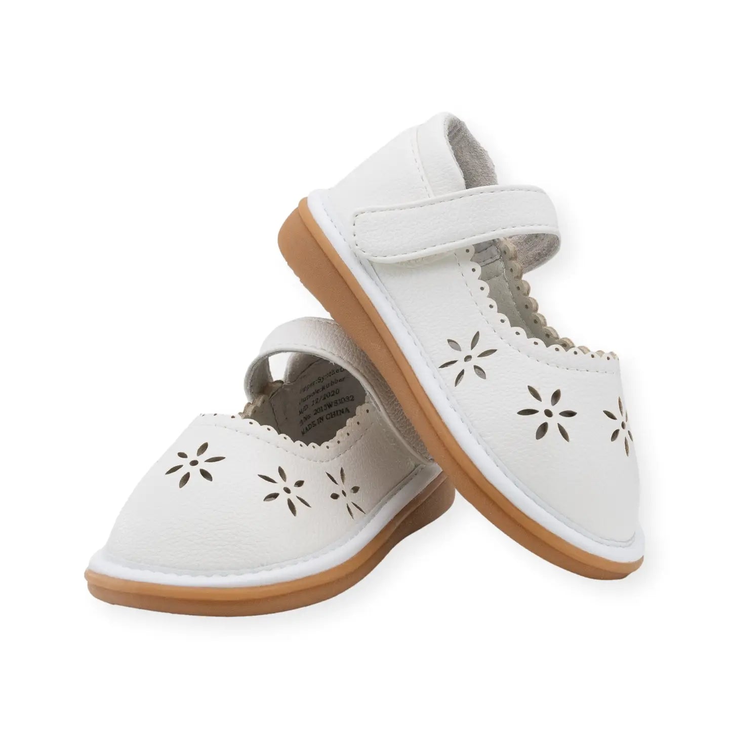 Ellie White Squeak Shoe