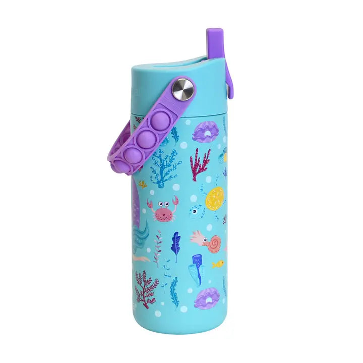 Mermaid Magic Fidget Stainless Bottle