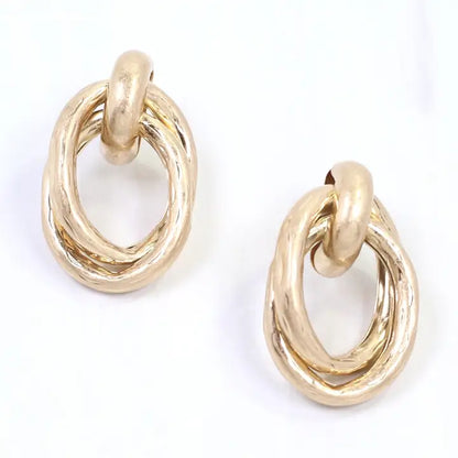 Golden Tide Hoops - Caroline Hill