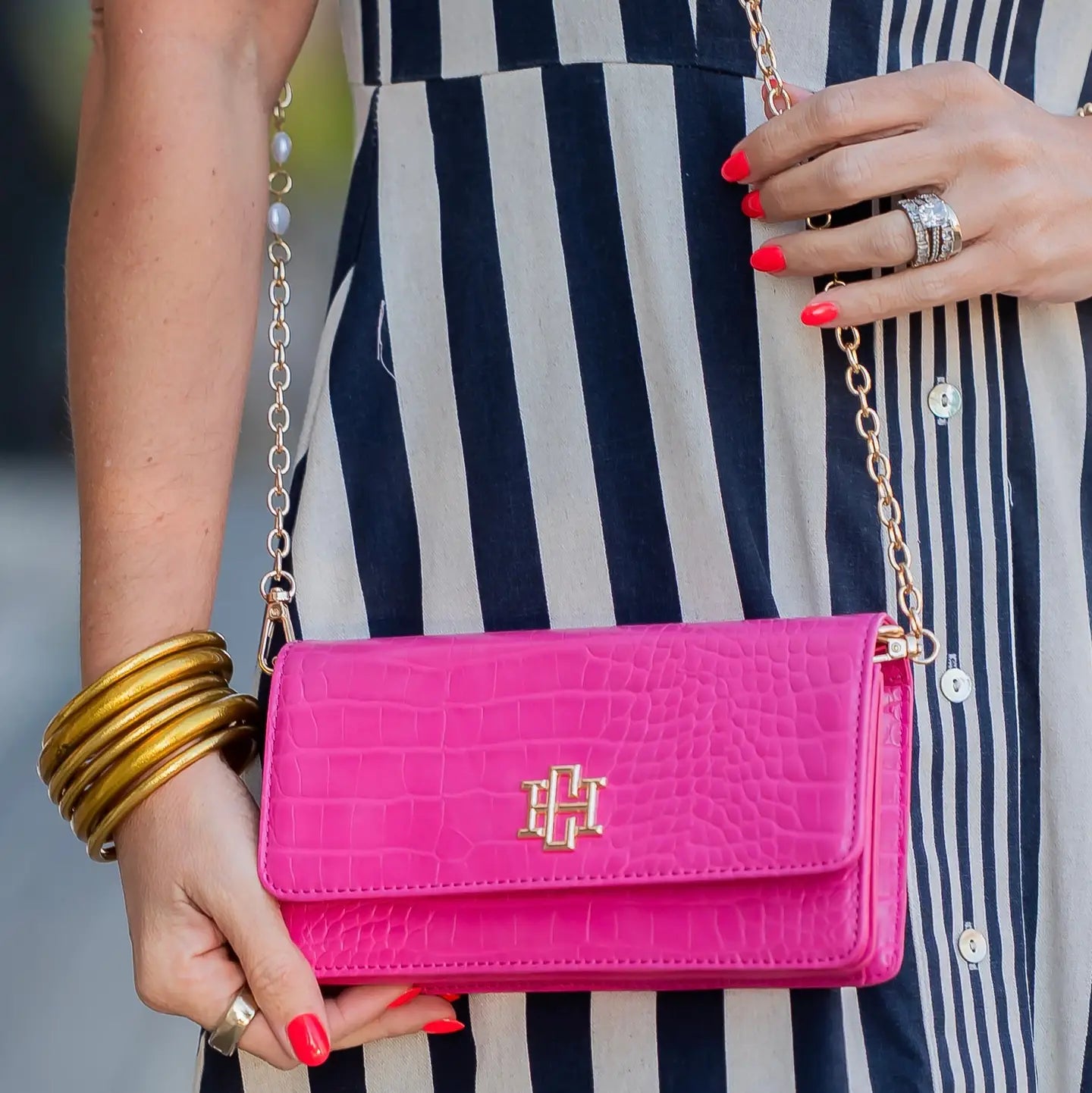 Hot Pink Heat Purse Crossbody - Caroline Hill