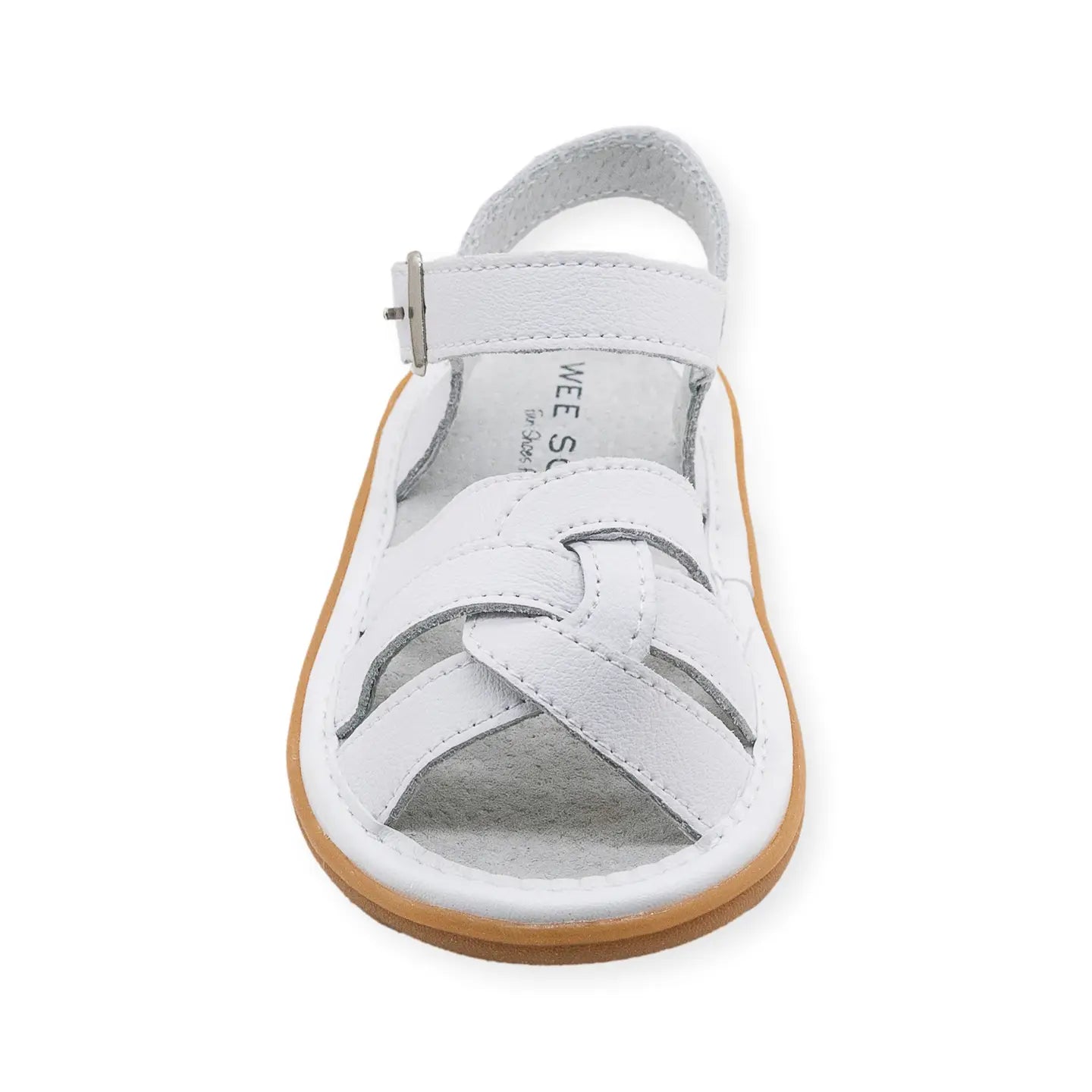 Emma White Squeak Sandal