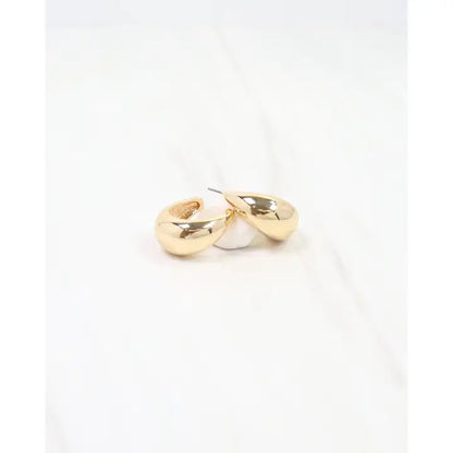Coos Bay Hoop Earrings Gold  - Caroline Hill