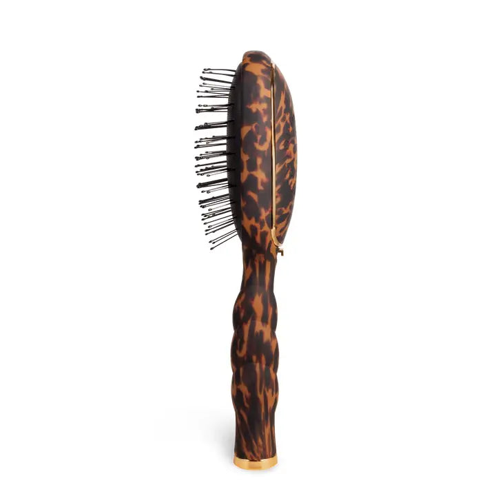TELETIES - Detangler Hair Brush For Fine Hair - Tortoise