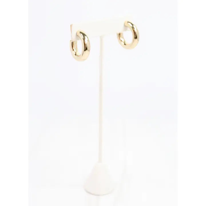 Imelda Hoop Earring Gold - Caroline Hill