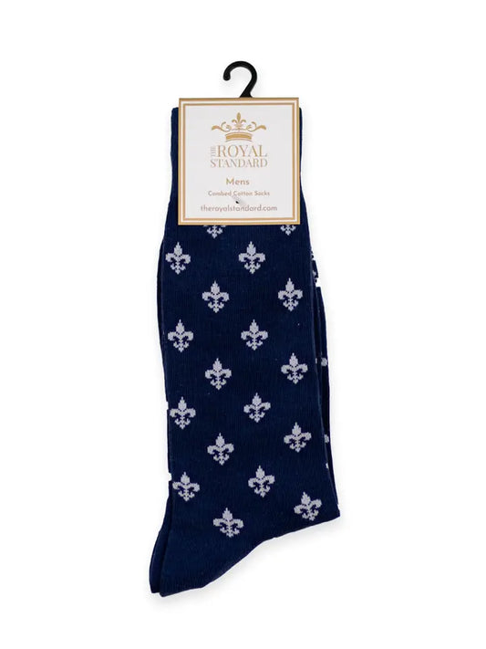 Men's Royal Fleur Dress Socks