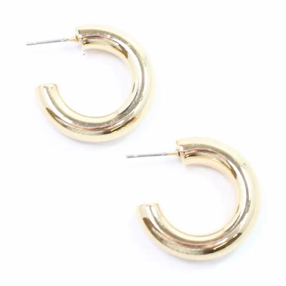 Imelda Hoop Earring Gold - Caroline Hill