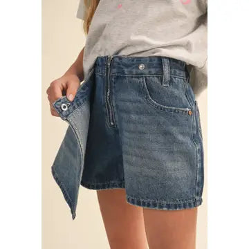 Reese Denim Skort - Tween