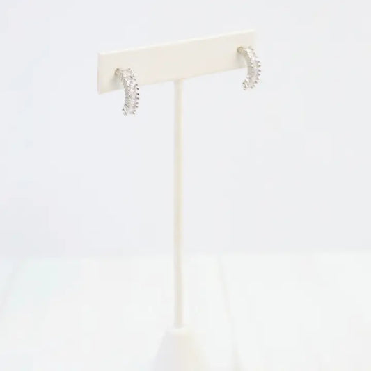 Caroline Hill - Jocelyn Hoop Earring - Silver