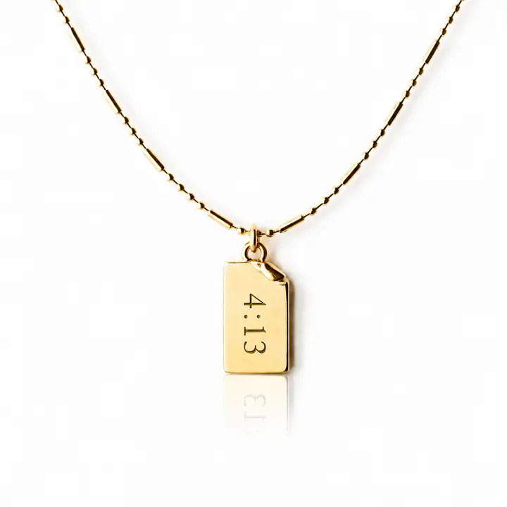 Philippians 4:13 - Sentiment Necklace