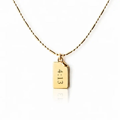 Philippians 4:13 - Sentiment Necklace