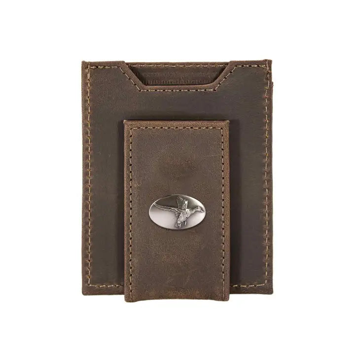 Mallard Magnetic Leather Slim Wallet