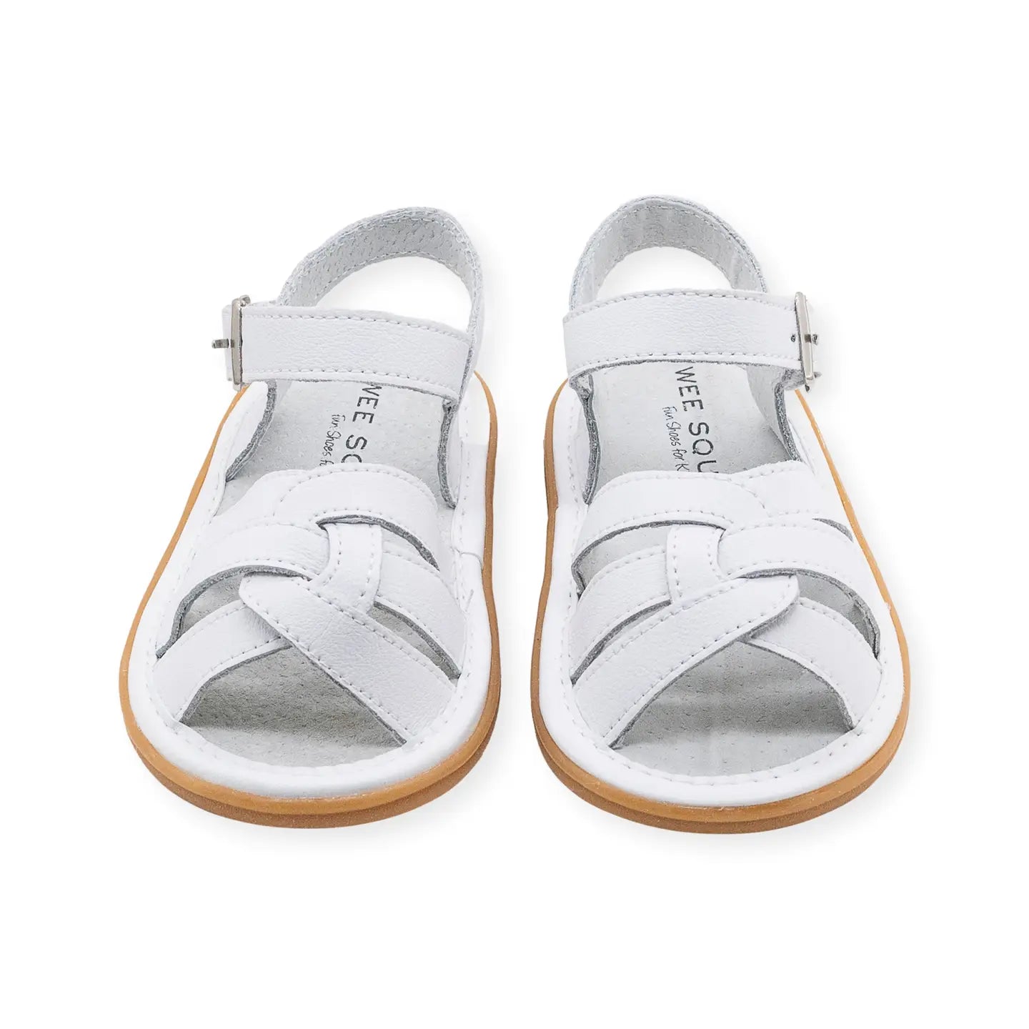 Emma White Squeak Sandal