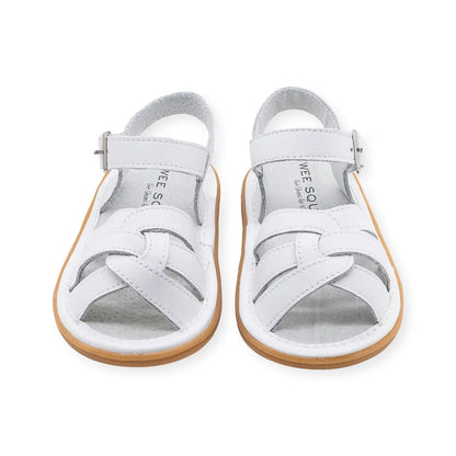 Emma White Squeak Sandal