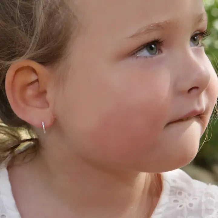 Sterling Silver Endless Hoop Earring For Babies + Kids