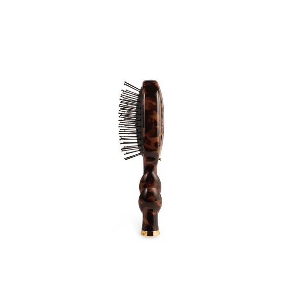 Mini Detangler Hair Brush for All Hair Types - Tortoise