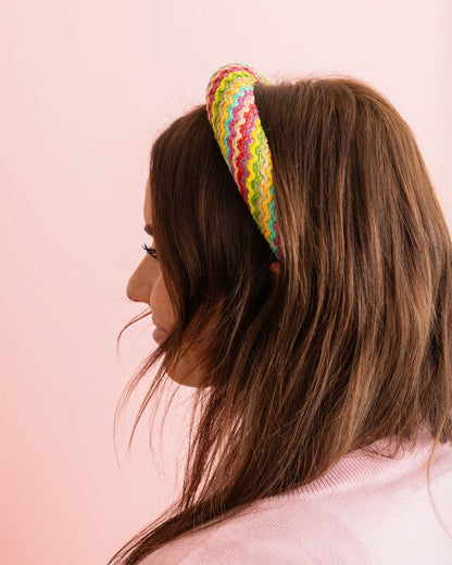 Colorburst Rattan Headband